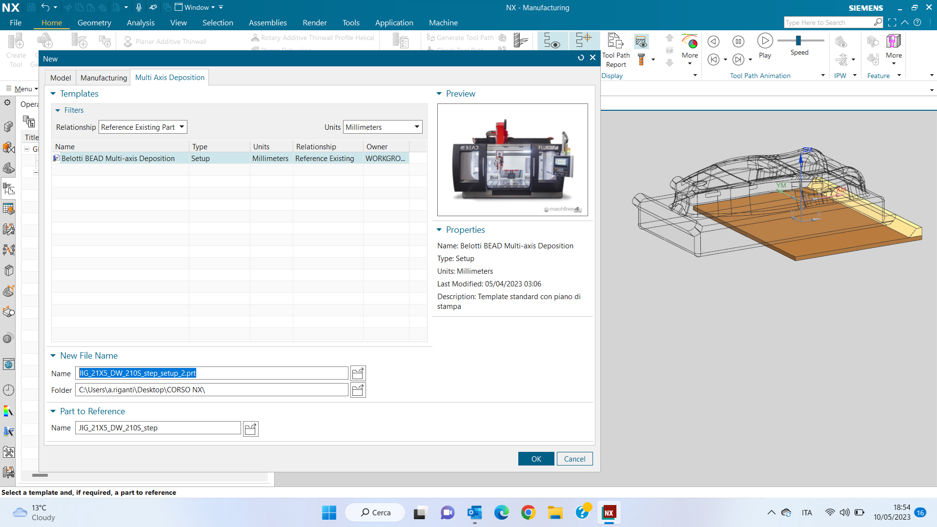  Siemens NX post-processor software for Belotti centers