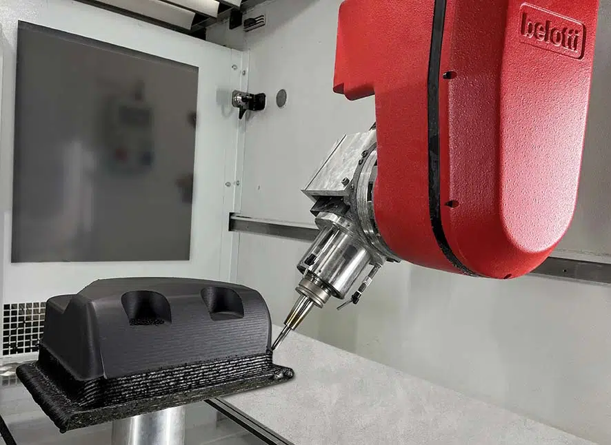  Milling operations on thermoforming mould with Belotti cnc center
